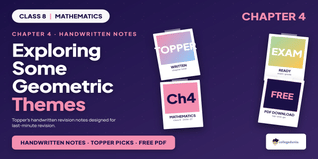 Exploring Some Geometric Themes Class 8 Mathematics Handwritte