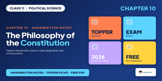 The Philosophy of the Constitution Class 11 Political Science