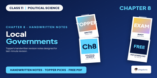 Local Governments Class 11 Political Science Handwritten Notes