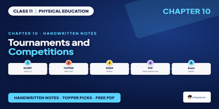 Tournaments and Competitions Class 11 Physical Education Handw
