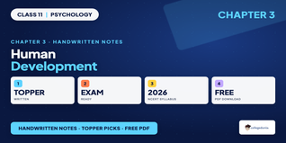 Human Development Class 11 Psychology Handwritten Notes