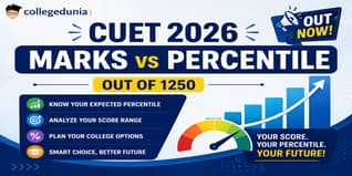CUET Marks vs Percentile Out of 1250