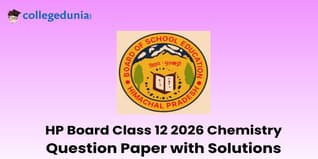 HP Board Class 12 2026 Chemistry Question Paper with Solution PDF : Download Here