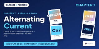 Alternating Current Exemplar Book PDF Class 12 - Free PDF
