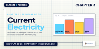 NCERT Exemplar Class 12 Current Electricity Free PDF