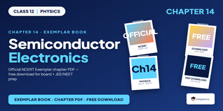 Semiconductor Electronics Exemplar Book PDF Class 12 - Free PDF