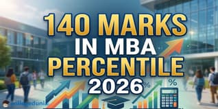 140 Marks in MBA Percentile 2026