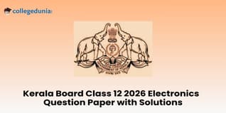 Kerala Board Class 12 2026 Electronics Question Paper with Solution PDF : Download Here