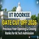 IIT Roorkee GATE Cut off 2026, Previous Year Opening and Closing Ranks for M.Tech Admission