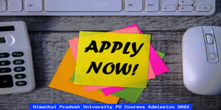 Himachal Pradesh University PG Courses Admission 2023 Open; Apply till April 29