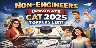 Non Engineers Dominate CAT 2025 Toppers List