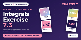 Integrals Class 12 NCERT Solutions Chapter 7 Ex 7.3