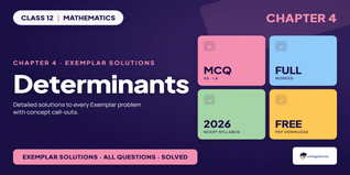 NCERT Exemplar Class 12 Maths Determinants - Class 12 Maths Ch 4