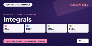 Ncert Solutions Class 12 Maths Chapter 7 Integrals