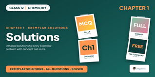 NCERT Exemplar Class 12 Chemistry Ch 1 Solutions - Download PDF