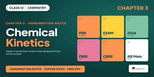 Chemical Kinetics Class 12 Handwritten Notes - Download PDF