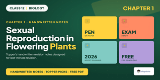 Class 12 Biology Ch 1 Handwritten Notes - Download PDF