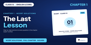 The Last Lesson Class 12 NCERT Solutions PDF Download