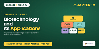 Biotechnology and its Applications Class 12 Notes PDF (2026-27)