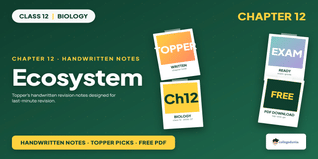 Ecosystem Class 12 Biology Handwritten Notes PDF (2026-27)