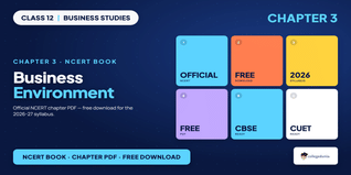 Class 12 Business Studies Chapter 3 NCERT Book PDF