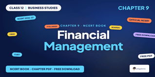 Financial Management Class 12 NCERT Book PDF Download