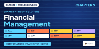 Financial Management Class 12 NCERT Solutions PDF