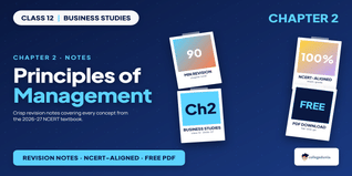 Principles of Management Class 12 Notes PDF