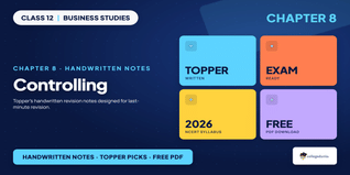 Controlling Class 12 Handwritten Notes PDF Free Download