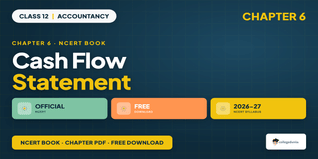 NCERT Class 12 Accountancy P2 Chapter 6 Cash Flow Statement Book PDF