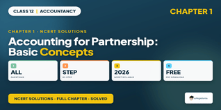 Accounting for Partnership Class 12 NCERT Solutions PDF