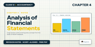 Class 12 Accountancy Ch 8 Financial Statements Notes Download PDF