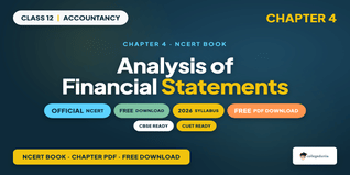 NCERT Class 12 Accountancy P2 Chapter 4 Analysis of Financial Statements Book PDF