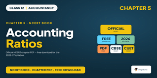 NCERT Class 12 Accountancy Part 2 Chapter 5 Accounting Ratios Book PDF