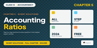 NCERT Solutions Class 12 Accountancy Ch 9 Accounting Ratios PDF