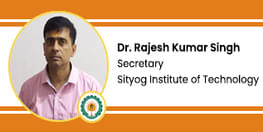 Interview Dr Rajesh Kumar Singh Secretary at Sityog Institute of Technology Aurangabad