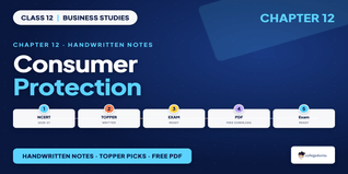 Consumer Protection Class 12 Handwritten Notes PDF