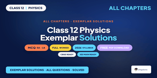 Ncert Exemplar Solutions Class 12 Physics