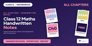Ncert Handwritten Notes Class 12 Maths