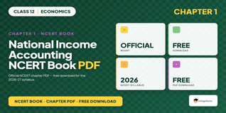 National Income Accounting Class 12 NCERT Book PDF Download