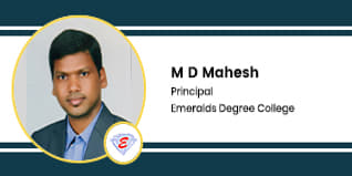 Emeralds Degree College Principal: Mr. M D Mahesh Interview