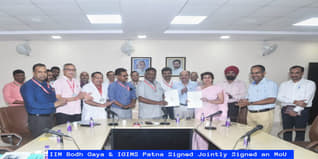 IIM Bodh Gaya signed the MoU with the IGIMS, Patna; Check Details Here