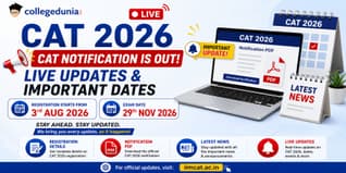 CAT 2026 Notification LIVE Updates: CAT 2026 Notification OUT, Registrations from August 3, Exam on 29th Nov'26