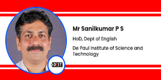 De Paul Institute of Science and Technology, Ernakulam HoD - Dept of English :  Mr Sanilkumar P S Interview