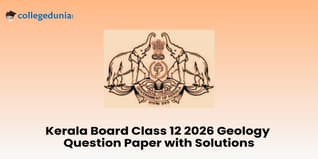 Kerala Board Class 12 2026 Geology Question Paper with Solution PDF : Download Here