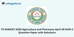 TS EAMCET 2025 Agriculture and Pharmacy April 29 Shift 2 Question Paper with Solution PDF : Available Here