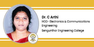 Sengunthar Engineering College, HOD- Electronics and Communication Engineering: Dr. C Arthi Interview