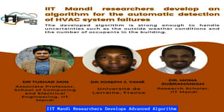 IIT Mandi Researchers Develops Advanced Algorithm for Automatic Detection of HVAC System Failures; Check Details Here