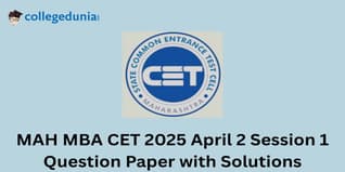 MAH MBA CET 2025 April 2 Session 1 Question Paper with Solution PDF : Available Here