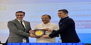 IIM Rohtak Co-hosted International Conference with AGBA at Dubai; Check Details Here